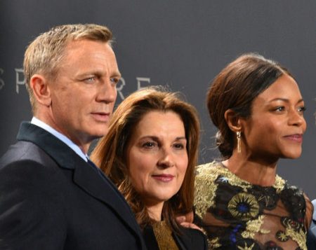 Photo: Barbara Broccoli with Daniel Craig and Naomie Harris by Glyn Lowe. Licensed under CC BY 2.0.