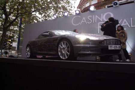 Aston Martin in Leicester Square