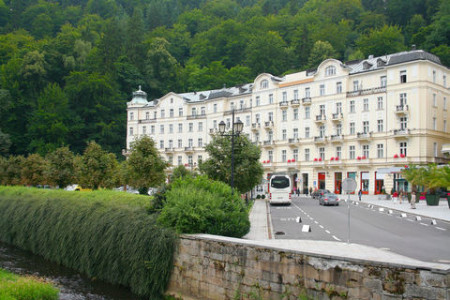 James Bond's hotels have included Grandhotel Pupp, which stood in for Hotel Splendide in Casino Royale
