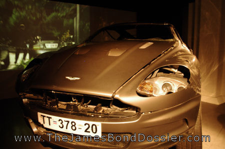 Wrecked Aston Martin DBS
